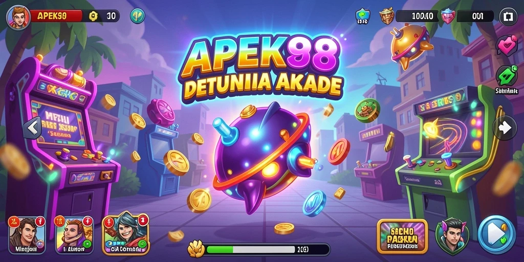 Screenshot gameplay APEK88 yang menampilkan aksi seru di dunia Arcade.