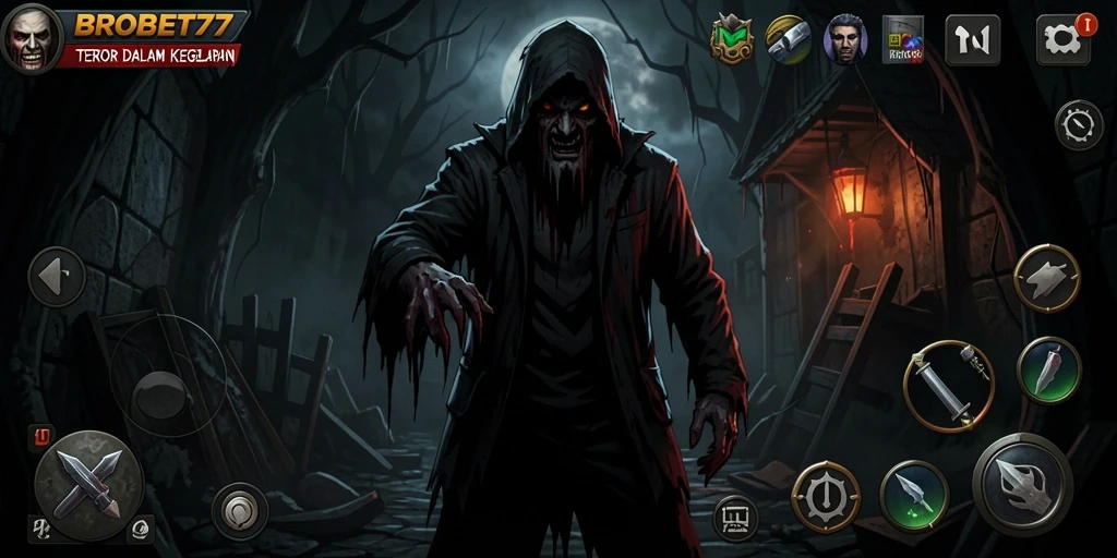 Gameplay horor yang mendebarkan dan penuh ketegangan.
