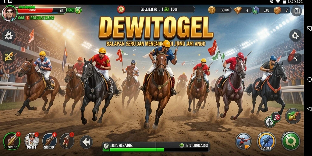 Gameplay Racing DEWITOGEL yang mendebarkan dan penuh adrenalin.