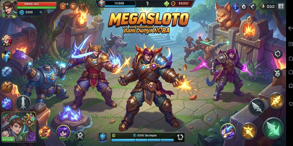 Gameplay MOBA yang mendebarkan di MEGASLOTO.