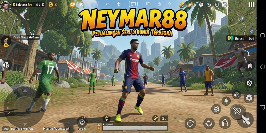 Tampilan gameplay yang menakjubkan di dunia Open World NEYMAR88.