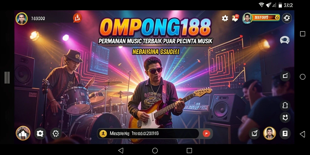 Tampilan gameplay OMPONG188 yang seru dan interaktif di layar.