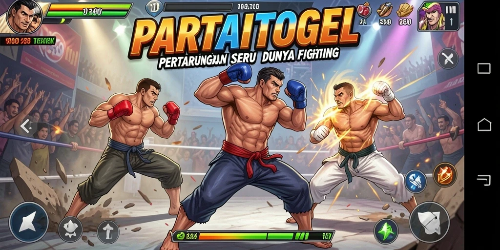 Tampilan seru dari gameplay pertarungan PARTAITOGEL.