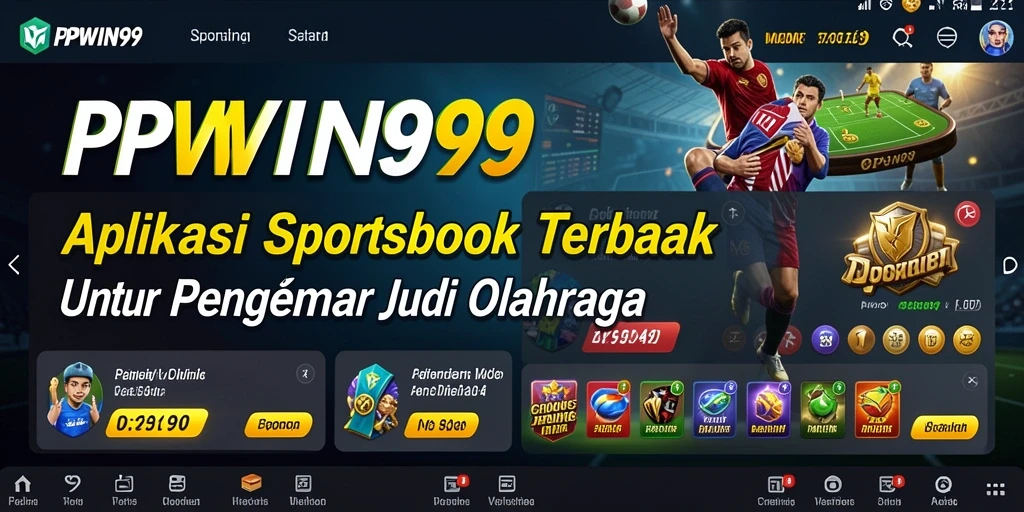 Tampilan menarik dari gameplay taruhan olahraga di PPWIN99.